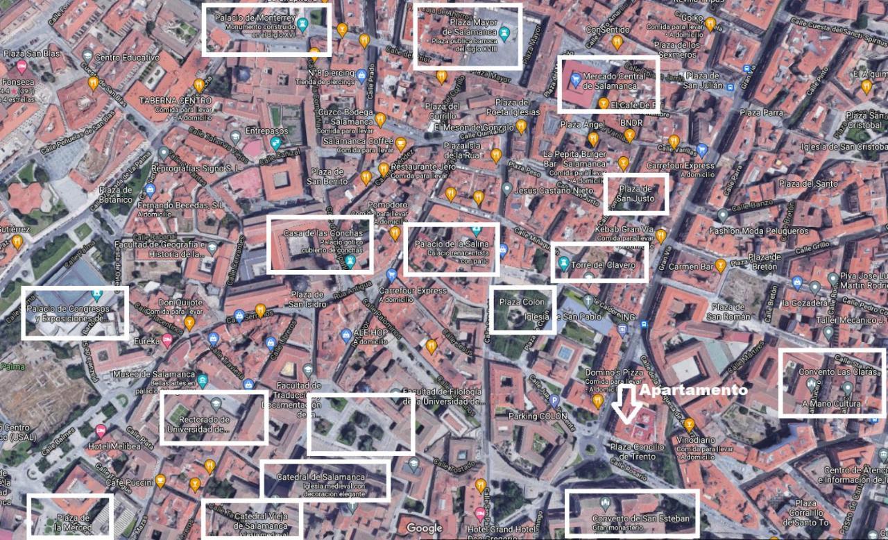 Estupendo Piso De 2 Dormitorios En La Gran Via. A/A. Wifi. Salamanca Dış mekan fotoğraf